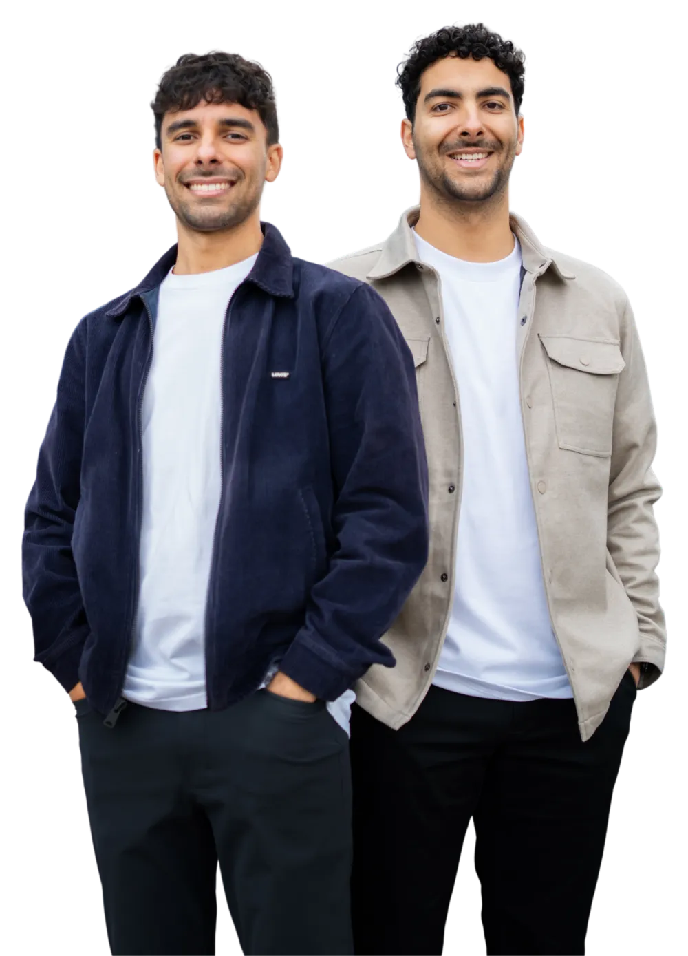 Sav Tripodi and Dom Tripodi together smiling.