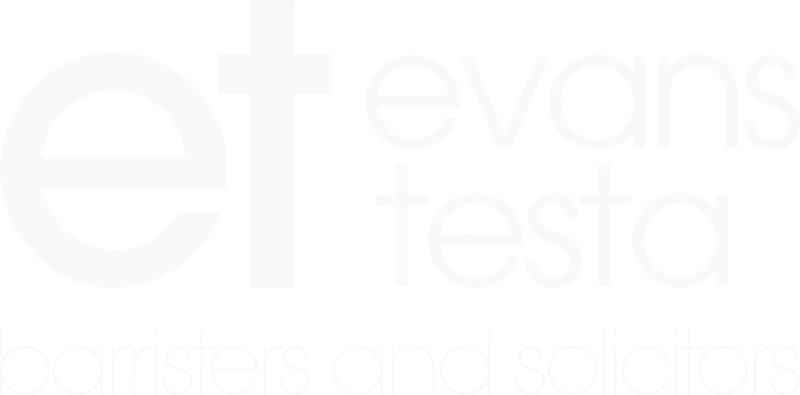 Evans Testa Lawyers Barristers and Solicitors logo