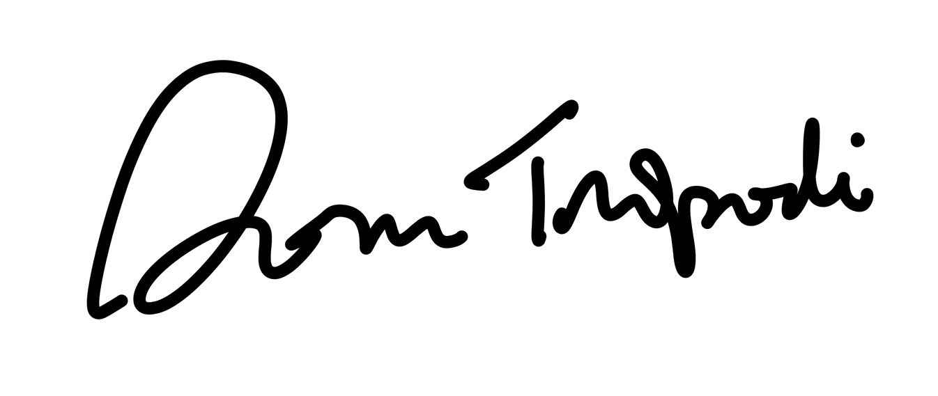 Signature of Dom Tripodi