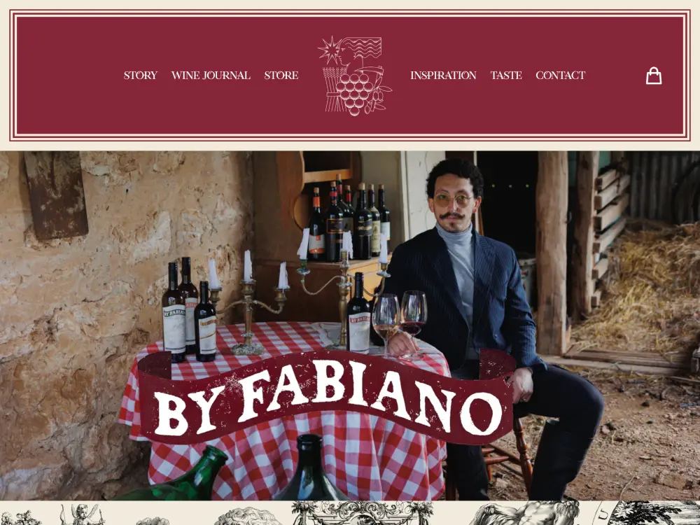 Screenshot of By Fabiano home page