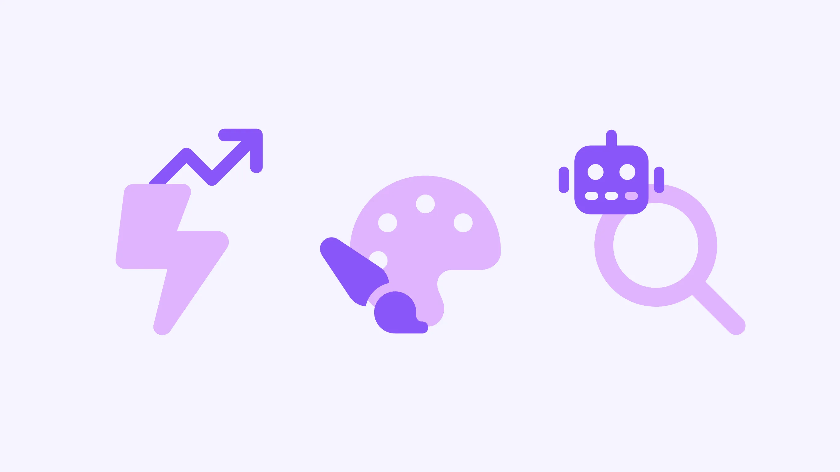 Custom marketing websites visualisation with placeholder layout and boxes.